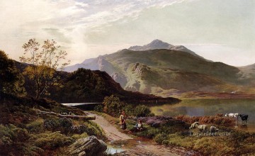  roadside painting - A Rest On The Roadside landscape Sidney Richard Percy Mountain